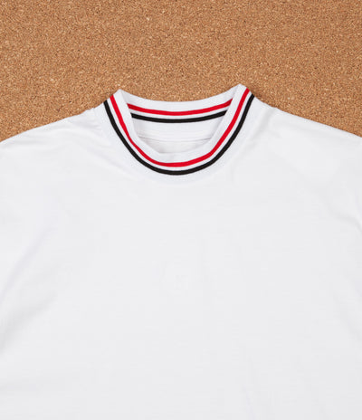 Polar Striped Rib T-Shirt - White