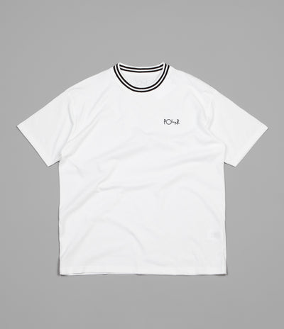 Polar Striped Rib T-Shirt - White / Black