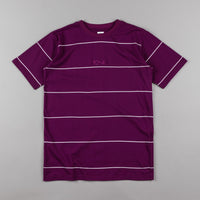 Polar Striped T-Shirt - Dark Prune thumbnail