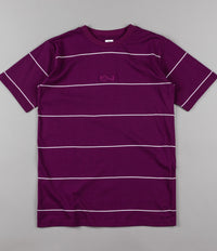 Polar Striped T-Shirt - Dark Prune
