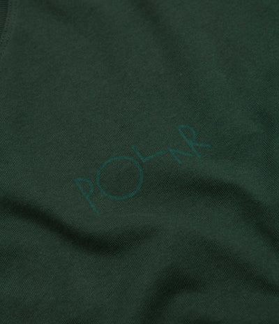 Polar Stroke Logo Long Sleeve T-Shirt - Dark Green / Green