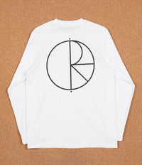 Polar Stroke Logo Long Sleeve T-Shirt - White