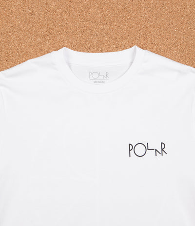 Polar Stroke Logo Long Sleeve T-Shirt - White