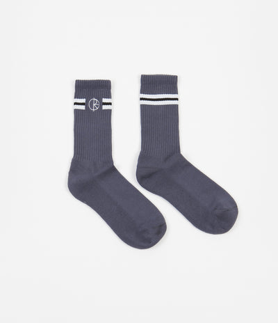 Polar Stroke Logo Socks - Grey