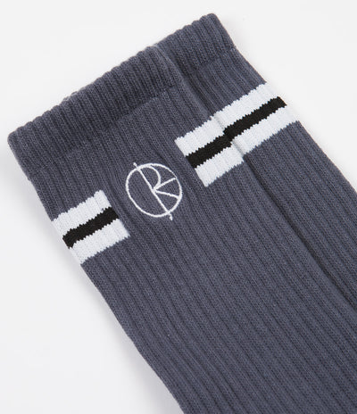 Polar Stroke Logo Socks - Grey