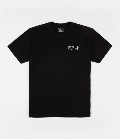 Polar Stroke Logo T-Shirt - Black / White
