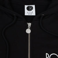 Polar Stroke Logo Zip Hoodie - Black thumbnail