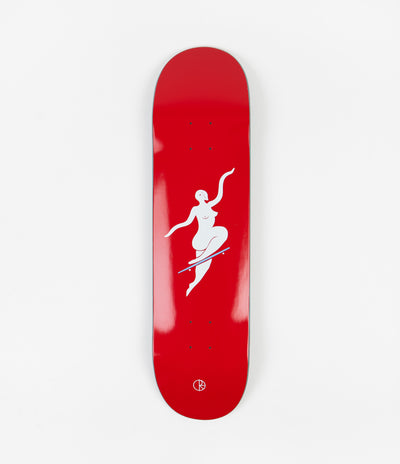 Polar Team No Comply Deck - Red - 8.25"