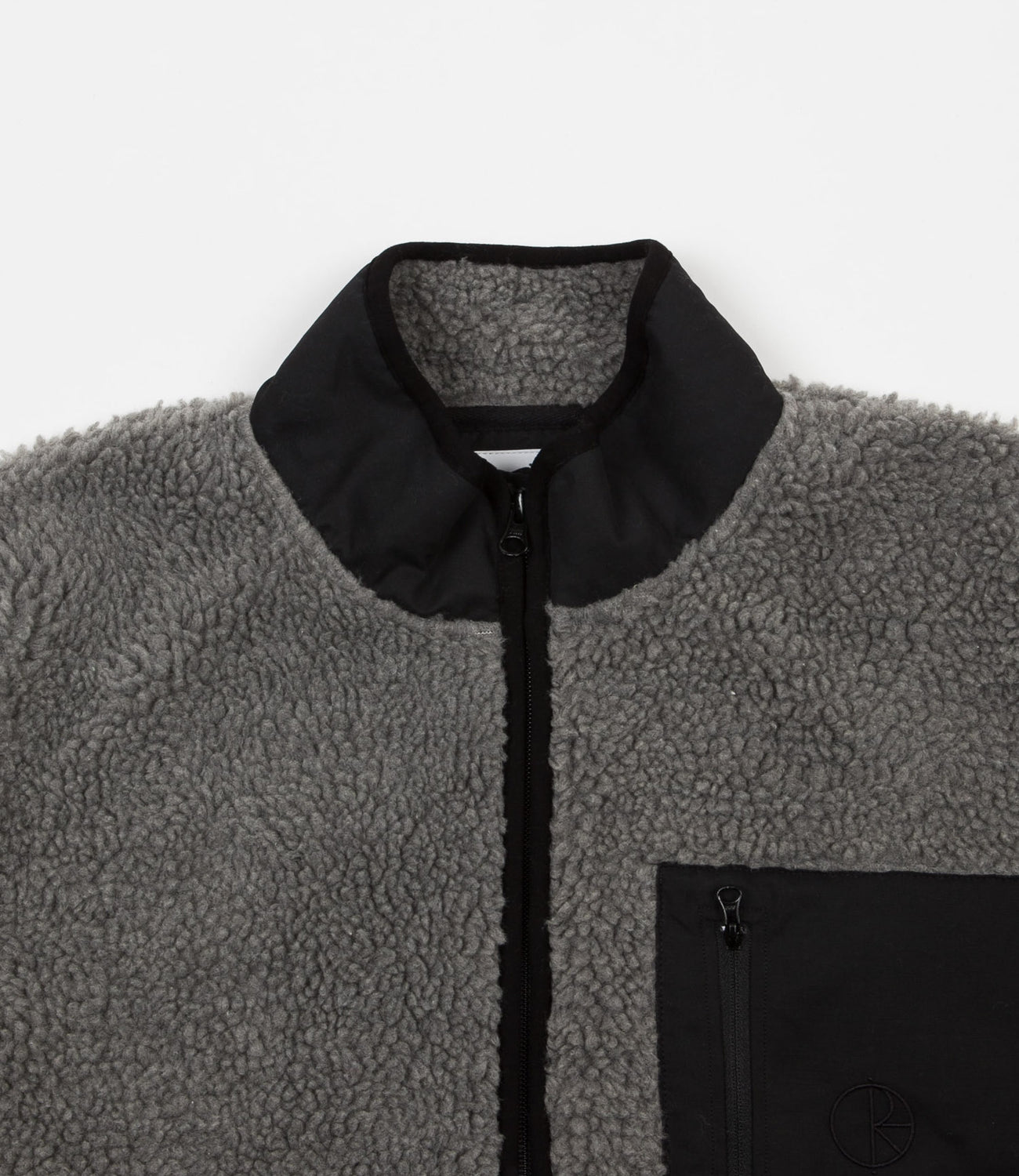Polar Teddy Fleece Jacket - Grey | Flatspot