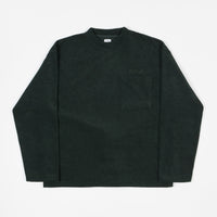 Polar Terry Pullover Long Sleeve T-Shirt - Dark Green thumbnail