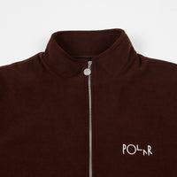 Polar Terry Zip Mockneck Sweatshirt - Brown thumbnail