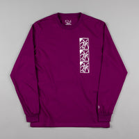 Polar Three Faces Long Sleeve T-Shirt - Dark Prune thumbnail