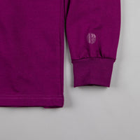 Polar Three Faces Long Sleeve T-Shirt - Dark Prune thumbnail