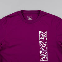 Polar Three Faces Long Sleeve T-Shirt - Dark Prune thumbnail