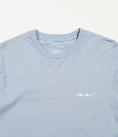 Polar Three Faces Long Sleeve T-Shirt - Powder Blue