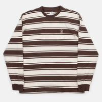 Polar Tilda Long Sleeve T-Shirt - Brown / Cream thumbnail