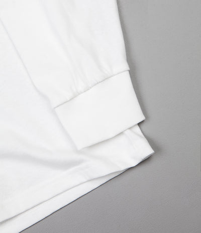 Polar Torsten Fill Logo Long Sleeve T-Shirt - White