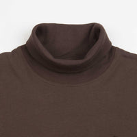 Polar Turtleneck Long Sleeve T-Shirt - Chocolate thumbnail