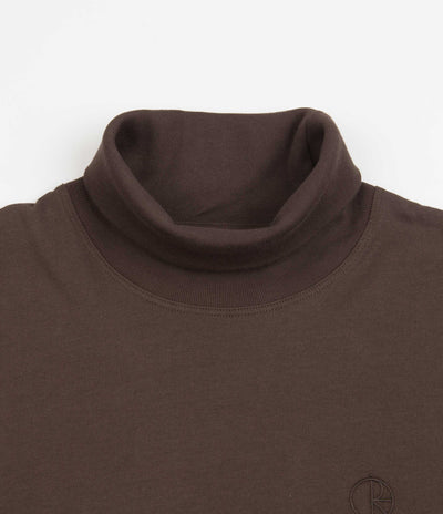Polar Turtleneck Long Sleeve T-Shirt - Chocolate