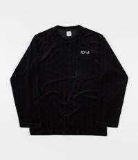 Polar Velour Pullover Sweatshirt - Black