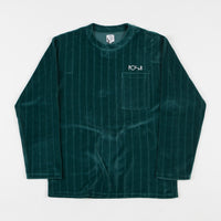 Polar Velour Pullover Sweatshirt - Dark Green thumbnail