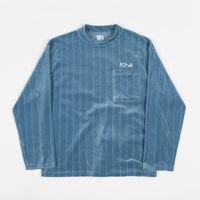 Polar Velour Pullover Sweatshirt - Grey Blue thumbnail