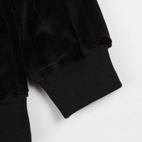 Polar Velour Zip Neck Sweatshirt - Black thumbnail