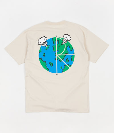 Polar World Fill Logo T-Shirt - Sand