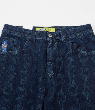 Polar x Iggy 93 Denim Jeans - Chains Dark Blue