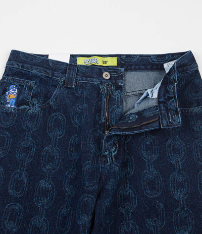 Polar x Iggy 93 Denim Jeans - Chains Dark Blue
