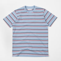 Polar X Tr̬s Bien Striped T-Shirt - Powder Blue thumbnail
