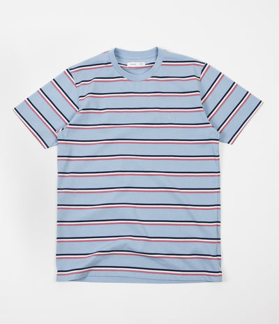 Polar X Tr̬s Bien Striped T-Shirt - Powder Blue