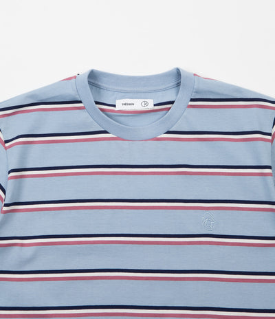 Polar X Tr̬s Bien Striped T-Shirt - Powder Blue