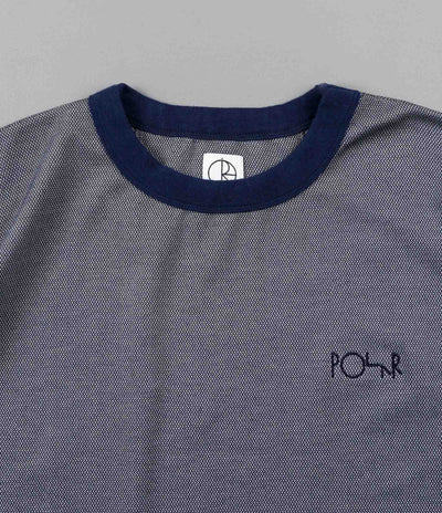 Polar Zig Zag Gym T-Shirt - Navy / Grey