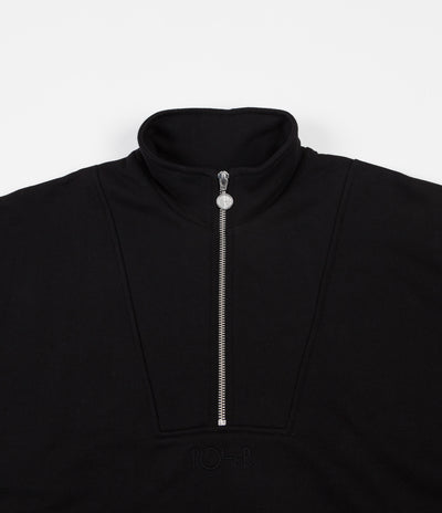 Polar Zip Neck Sweatshirt - Black