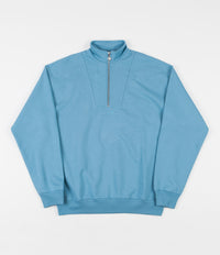 Polar Zip Neck Sweatshirt - Blue