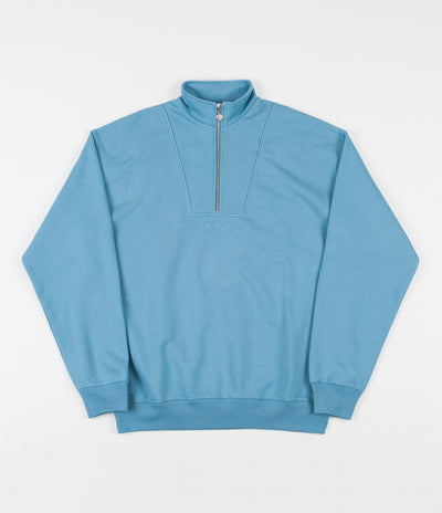 Polar Zip Neck Sweatshirt - Blue