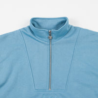 Polar Zip Neck Sweatshirt - Blue thumbnail