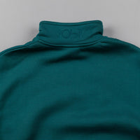 Polar Zip Neck Sweatshirt - Dark Teal thumbnail