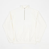Polar Zip Neck Sweatshirt - Ivory thumbnail