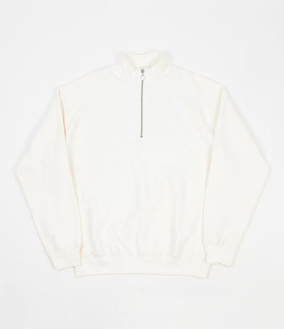 Polar Zip Neck Sweatshirt - Ivory