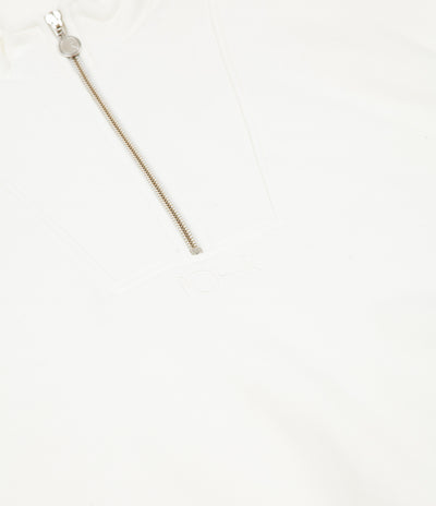 Polar Zip Neck Sweatshirt - Ivory
