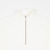 Polar Zip Neck Sweatshirt - Ivory thumbnail
