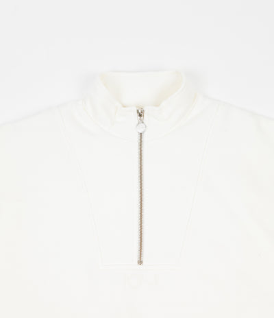 Polar Zip Neck Sweatshirt - Ivory