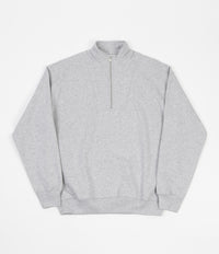 Polar Zip Neck Sweatshirt - Sport Grey