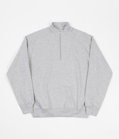 Polar Zip Neck Sweatshirt - Sport Grey