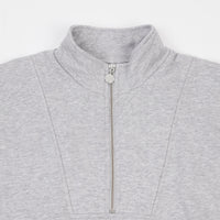 Polar Zip Neck Sweatshirt - Sport Grey thumbnail