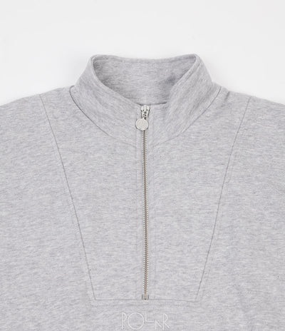 Polar Zip Neck Sweatshirt - Sport Grey