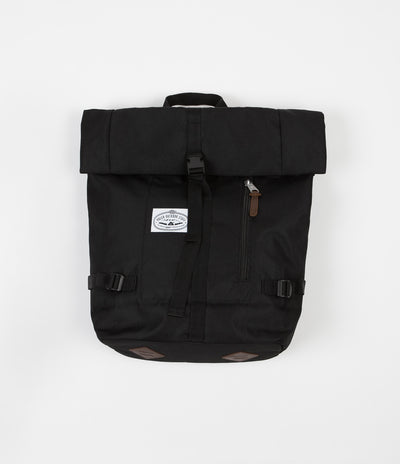 Poler Classic Rolltop Backpack - Black / Brown