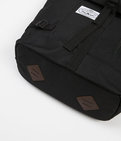 Poler Classic Rolltop Backpack - Black / Brown